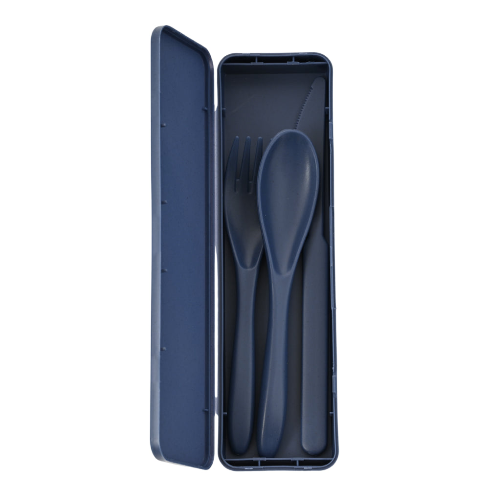 Indigo Series Bamboo Cutlery Set - NAVY